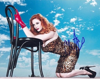 Christina hendricks signed autographed 8x10 photograph