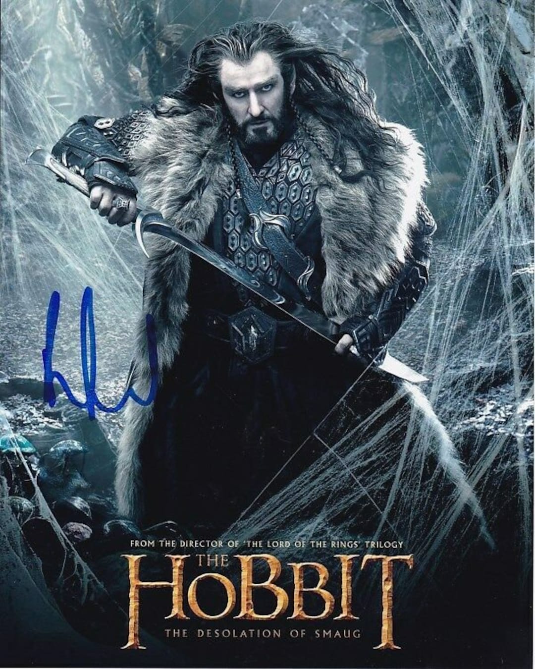 Richard Armitage Signed Autographed 8x10 the Hobbit Thorin - Etsy