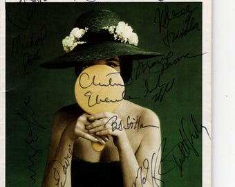 Grey Gardens signed autographed cast playbill ( Christine Ebersole )