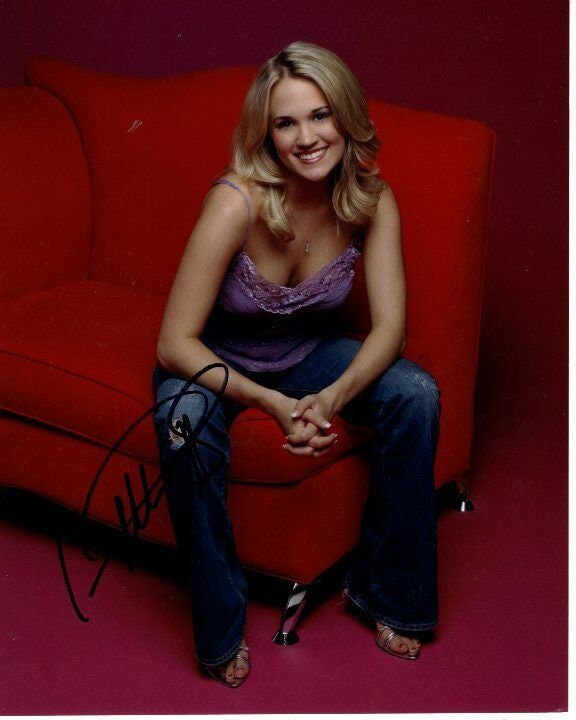 Carrie Underwood Autographed - Etsy