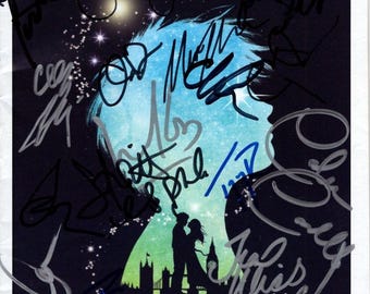 Finding Neverland Signed Autographed Cast Color Playbill Kelsey Grammer
