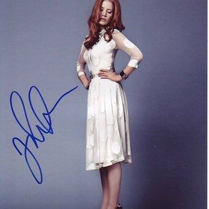 Jessica chastain signed autographed 8x10 photograph