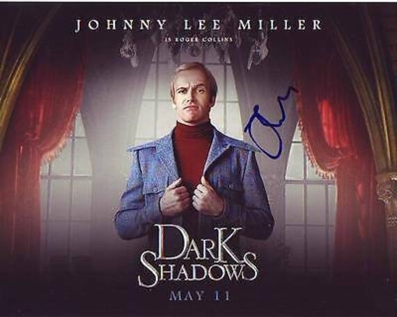 Jonny Lee Miller Signed Autographed 8x10 Dark Shadows Roger