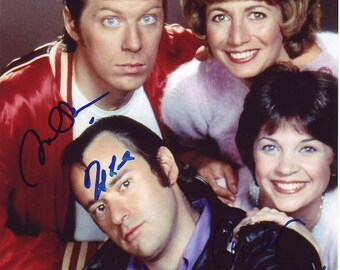 Laverne and Shirley Cast Lenny and Squiggy  Color 1970's 8x10 Glossy Photo 