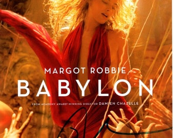 Damien Chazelle Signed 8x10 Babylon Photograph