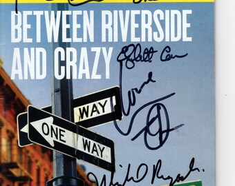 Between Riverside and Crazy signed autographed cast playbill