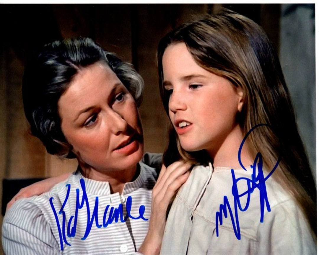 Melissa Gilbert and Karen Grassle Signed Autographed 8x10 Little House