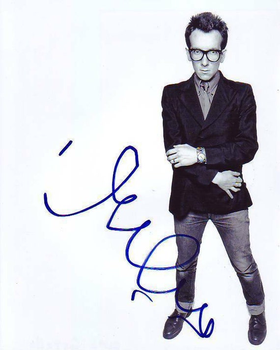 エルヴィスコステロサイン入り