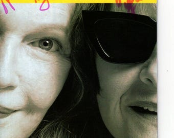 Mia Farrow and Patti LuPone signed autographed The Roomate playbill