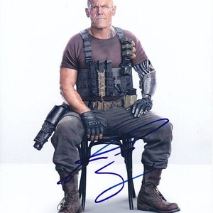 Josh brolin signed autographed 8x10 deadpool cable photograph