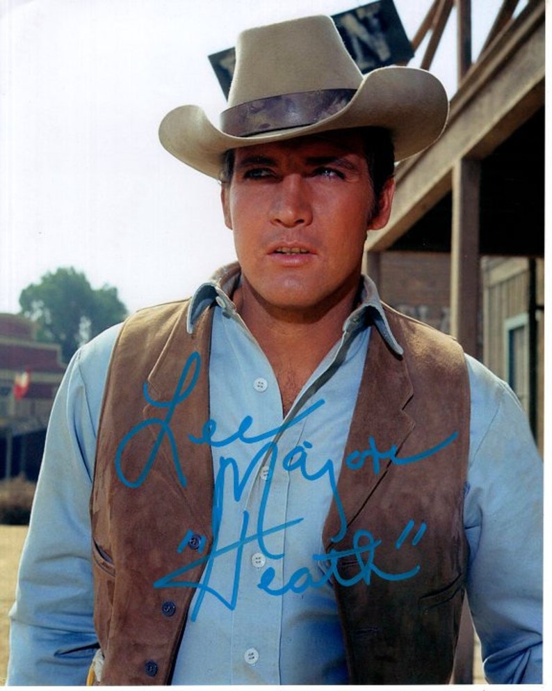 Lee Majors Signed Autograph 8x10 the Big Valley Heath - Etsy