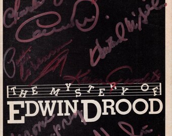 The Mystery of Edwin Drood signed autographed cast playbill - Betty Buckley