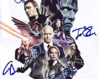 ジェームズ・マカヴォイのサイン入り8x10 X-MEN チャールズ・ザビエル