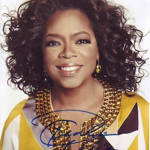 Oprah Winfrey signed autographed 8x10 photograph
