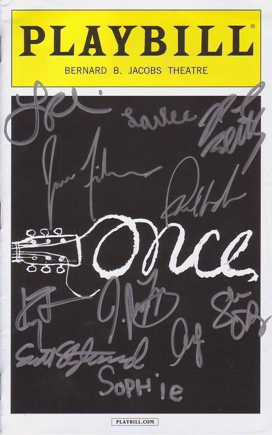 Once Signed Autographed Cast Playbill - Etsy