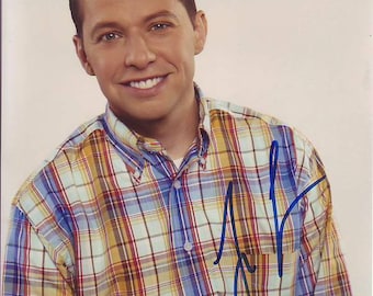 Jon cryer signed autographed 8x10 two and a half men alan harper photograph