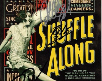 Suffle Along signed autographed cast playbill