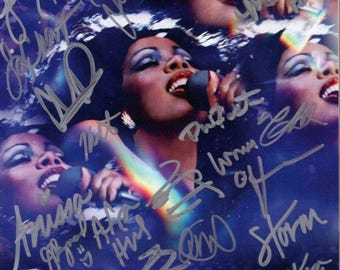 Summer The Donna Summer Musical signed autographed cast playbill
