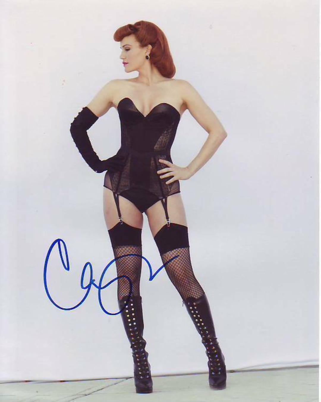 Carla Gugino Signed Autographed 8x10 Sexy Pin-up Photograph - Etsy