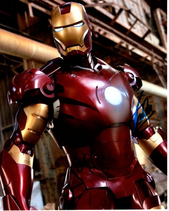 Buy Robert Downey Jr. and Stan Lee Signed Autographed 8x10 Captain