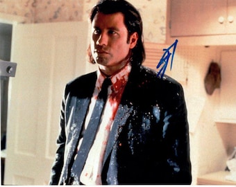 ジョン・トラボルタ　直筆サイン ジョン・トラボルタ 直筆サイン pulp fiction パルプ・フィクション