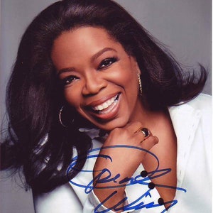 Oprah Winfrey signed autographed 8x10 photograph