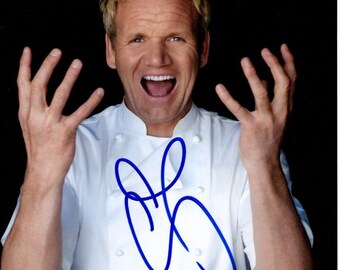 Gordon Ramsay signed autographed 8x10 photograph