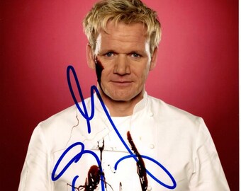 Gordon Ramsay signed autographed 8x10 photograph