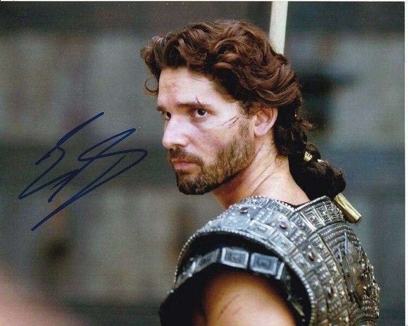 Eric Bana signed autographed 8x10 Troy Hector photograph image 1