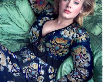 Fotografía autografiada de 8x10 de Adele