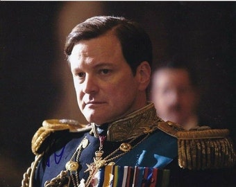 Colin Firth signed autographed 8x10 the king's speech king george vi photograph