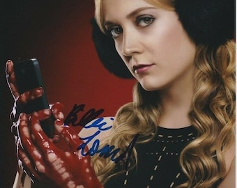Billie Lourd signed 8x10 scream queens chanel #3 photograph  carrie fisher child