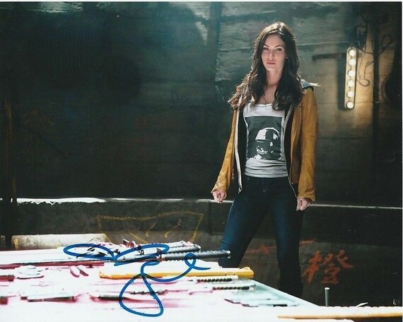 Megan Fox Signed Autographed 8x10 Teenage Mutant Ninja Turtles