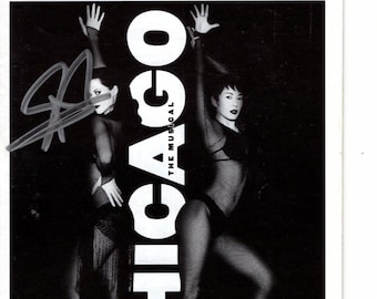 Jennifer Nettles signed autographed Chicago Playbill