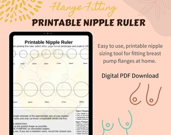 Printable Nipple Ruler