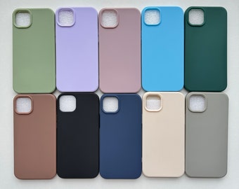 Plain Silicone iPhone Cases