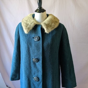 Aqua wool coat store