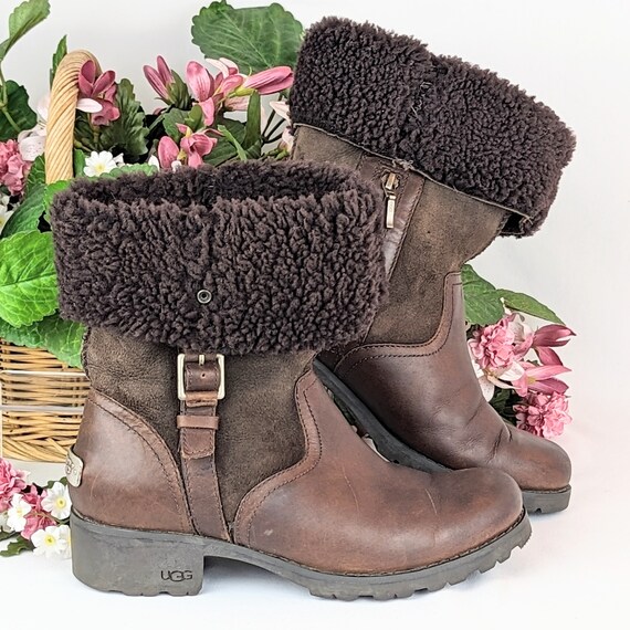 Ugg biker boots ladies top