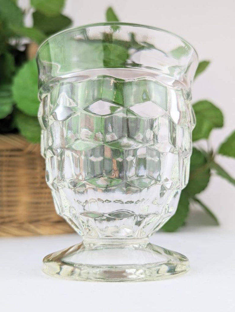 Set of 4 Clear Glass Drinking Glasses Colony Whitehall Clear Glass