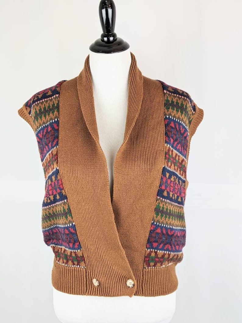 Pandora Aztec Vintage Sweater Vest