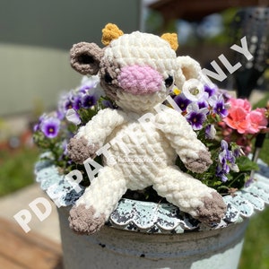 Cora the Cow *PDF CROCHET PATTERN* | Kiara&#39;s Crochet