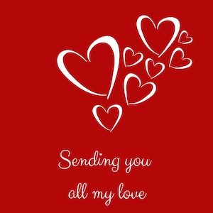 Ti amo / Biglietto animato / Cuori / Biglietto elettronico / Biglietto digitale / Invia amore / Senza sprechi