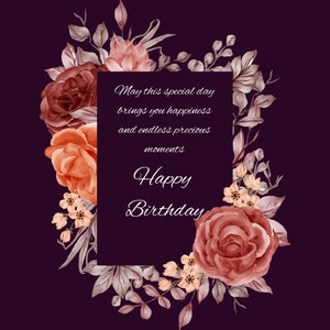 Happy Birthday Digital Card Happy Birthday Animated Card - Etsy
