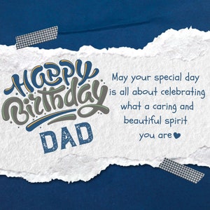 Alles Gute zum Geburtstag Papa | Digitale Karte | Alles Gute zum Geburtstag Digitale Karte | Alles Gute zum Geburtstag | Geburtstagswünsche | Papierlos
