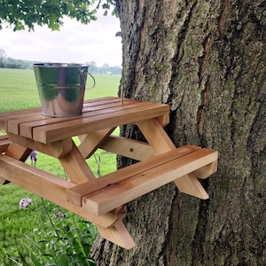 Squirrel Picinic Table Feeder