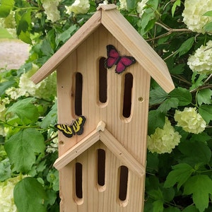 Rustic Cedar Butterfly House / Shelter