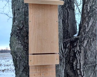 Bat House- Handmade- Dual Chamber- Weather Sealed