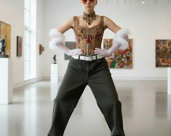 Jeansy Levi's 550 Relaxed Fit w kolorze oliwkowo-zielonym, vintage, lata 90., Gorpcore Streetwear, rozmiar 36, rozmiar L30