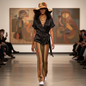 BCBG 100%シルクラップブラウス サイドジップ Y2K オフィスサイレン ブラックタイトップ L 画像 3