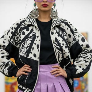 Vintage Zebra Jacket - Etsy